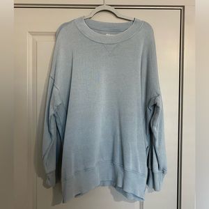 Women’s AERIE light blue sweatshirt